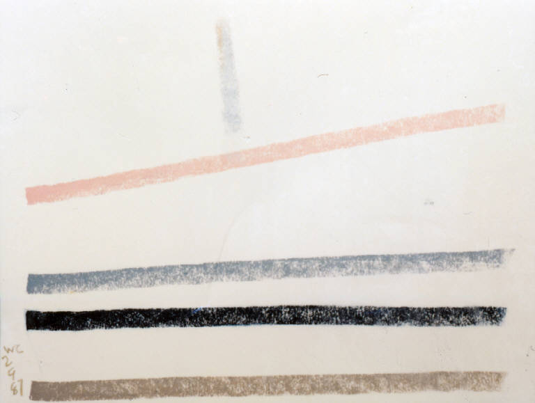 Riccione, VEDUTA (disegno, opera isolata) di Congdon Grosvenor, William - ambito statunitense Action Painting (seconda metà sec. XX)