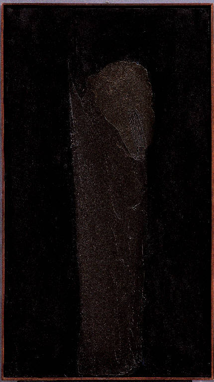 Crocefisso, 96, Cristo crocifisso (dipinto, opera isolata) di Congdon Grosvenor, William - ambito statunitense Action Painting (sec. XX)