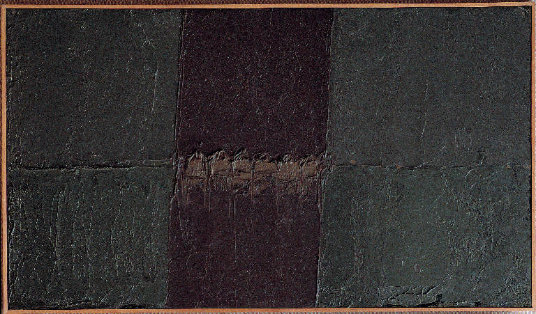 Iquitos - pioggia, 11, Paesaggio fluviale (dipinto, opera isolata) di Congdon Grosvenor, William - ambito statunitense Action Painting (sec. XX)