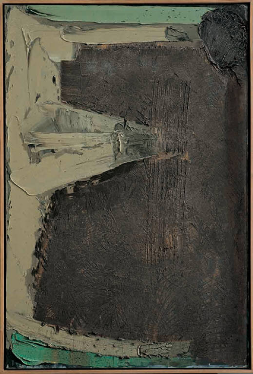 Terra, 2, PAESAGGIO RURALE (dipinto, opera isolata) di Congdon Grosvenor, William - ambito statunitense Action Painting (seconda metà sec. XX)