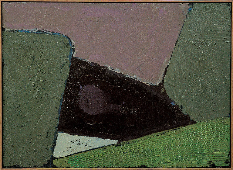 Cielo verde, 3, Paesaggio rurale (dipinto, opera isolata) di Congdon Grosvenor, William - ambito statunitense Action Painting (sec. XX)