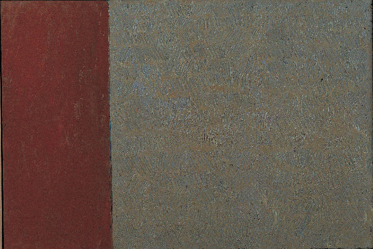 Terra rossa, Paesaggio rurale (dipinto, opera isolata) di Congdon Grosvenor, William - ambito statunitense Action Painting (sec. XX)