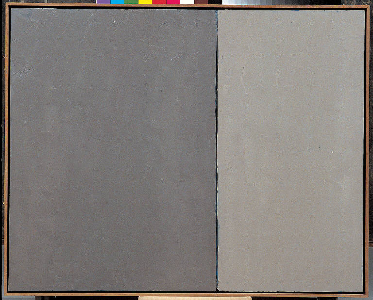 Cielo - neve, Paesaggio rurale (dipinto, opera isolata) di Congdon Grosvenor, William - ambito statunitense Action Painting (sec. XX)