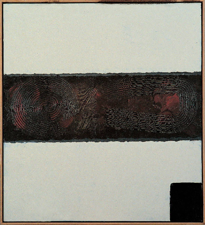 La ferita, Paesaggio rurale (dipinto, opera isolata) di Congdon Grosvenor, William - ambito statunitense Action Painting (sec. XX)