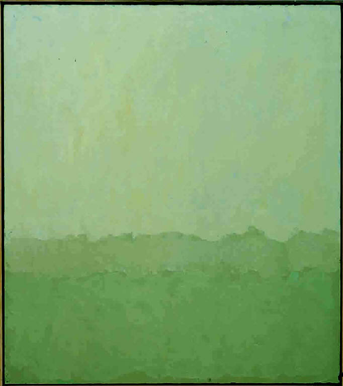 Sole pomeriggio, PAESAGGIO RURALE (dipinto, opera isolata) di Congdon Grosvenor, William - ambito statunitense Action Painting (seconda metà sec. XX)