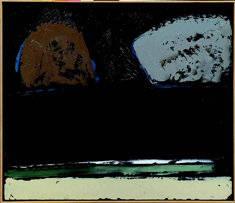 Mare, 2 temporale, PAESAGGIO MARINO (dipinto, opera isolata) di Congdon Grosvenor, William - ambito statunitense Action Painting (seconda metà sec. XX)