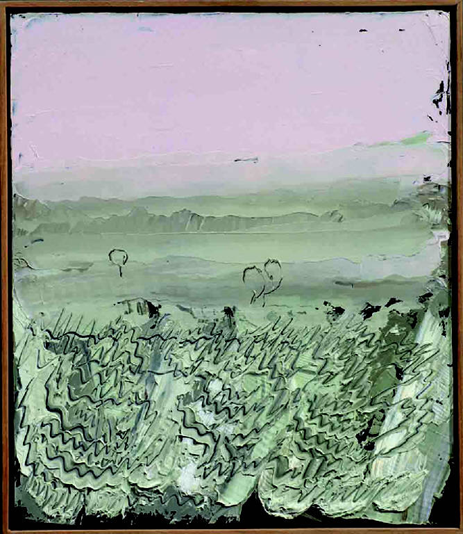 Neve fradice, PAESAGGIO RURALE (dipinto, opera isolata) di Congdon Grosvenor, William - ambito statunitense Action Painting (seconda metà sec. XX)