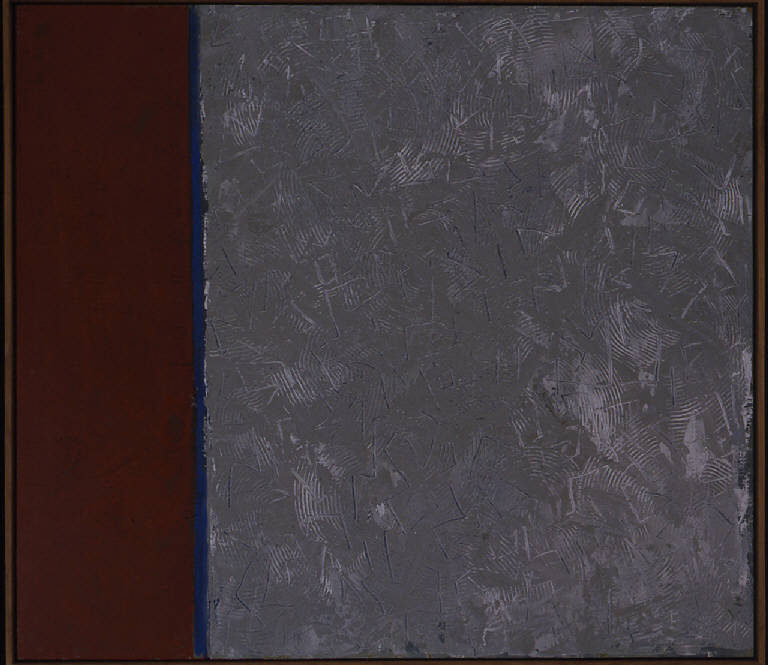 Ghiaccio rosso, 2, PAESAGGIO RURALE (dipinto, opera isolata) di Congdon Grosvenor, William - ambito statunitense Action Painting (seconda metà sec. XX)