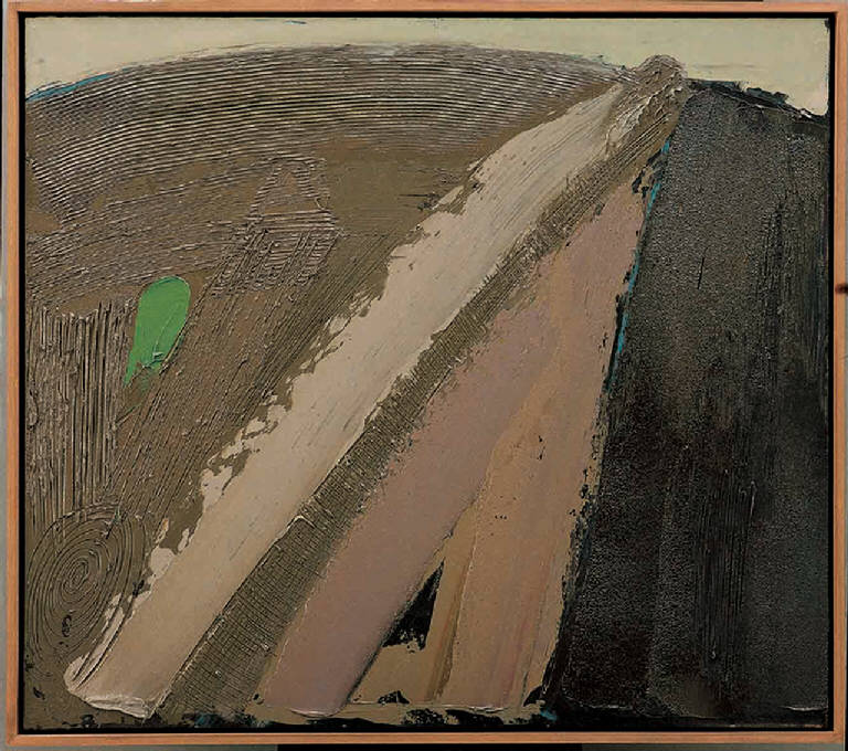 Terra arida, 1, PAESAGGIO RURALE (dipinto, opera isolata) di Congdon Grosvenor, William - ambito statunitense Action Painting (seconda metà sec. XX)