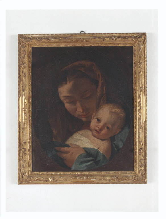 Madonna con Bambino (dipinto, opera isolata) - scuola veneta (prima metà sec. XVIII)