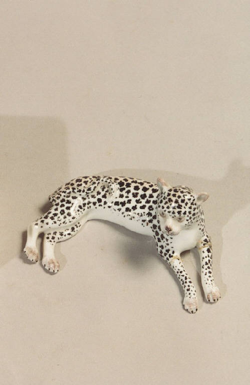 Ghepardo, Animali (scultura, opera isolata) - manifattura tedesca (prima metà sec. XX)