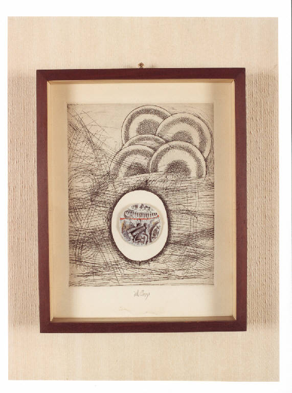 Paesaggio marino (dipinto, opera isolata) di Cerchiari - scuola italiana (prima metà sec. XX)