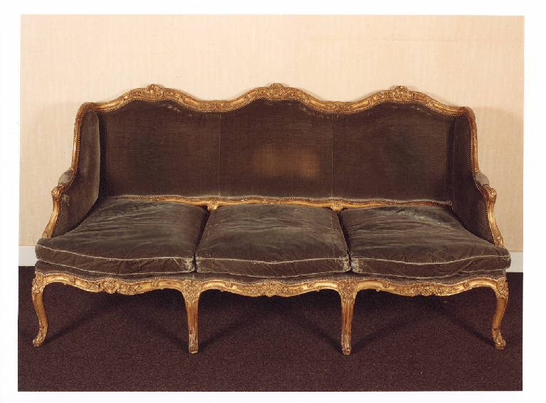 divano, opera isolata - manifattura francese (secondo quarto sec. XVIII)