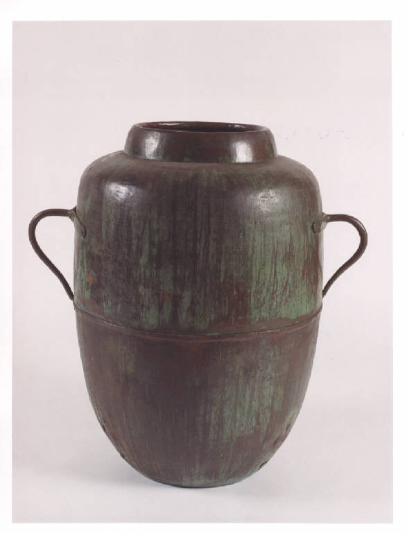 vaso - a due manici, insieme - manifattura italiana (prima metà sec. XX)