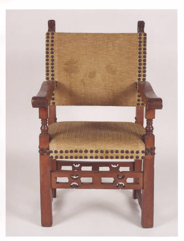 seggiolone, insieme - manifattura italiana (prima metà sec. XVII)