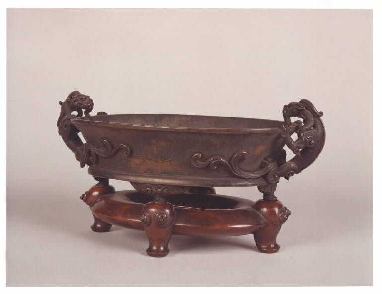 braciere, opera isolata - manifattura Qing (prima metà sec. XIX)