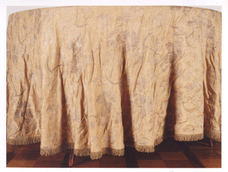 copritavolo, opera isolata - manifattura italiana (fine sec. XIX)