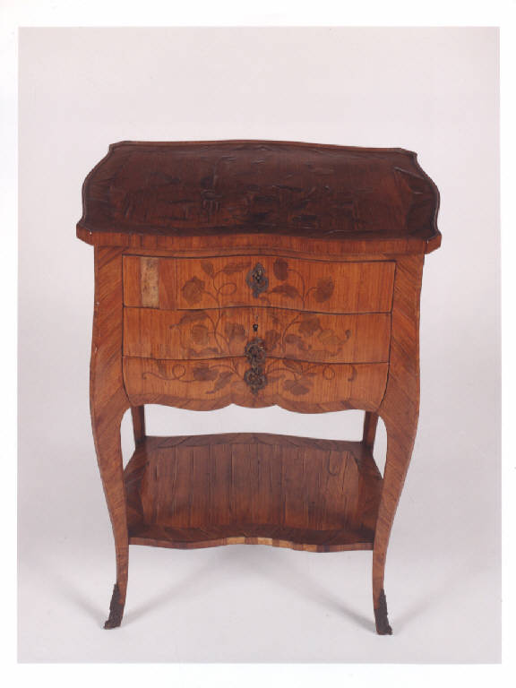chiffonniere, opera isolata - manifattura Luigi XVI (fine sec. XVIII)