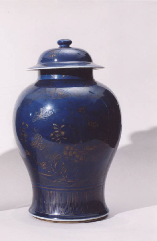 vaso - con coperchio, insieme - manifattura cinese (?) (seconda metà sec. XVIII)
