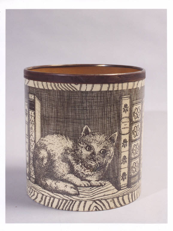 portapenne, opera isolata di Fornasetti (prima metà sec. XX)