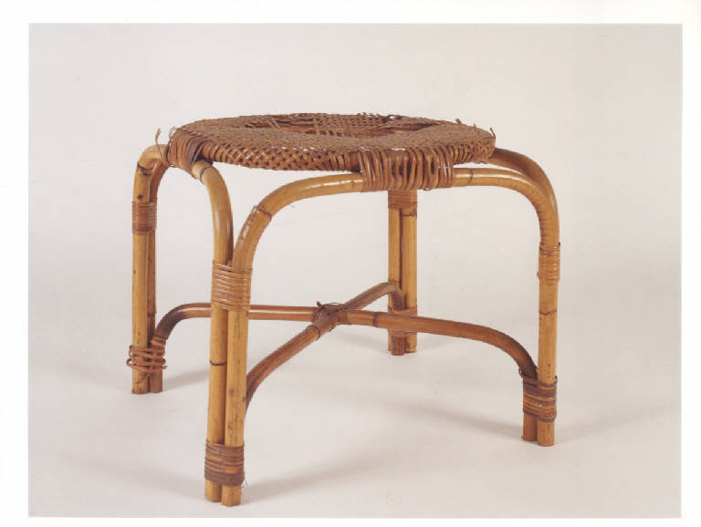 sgabello, opera isolata - manifattura italiana (prima metà sec. XX)