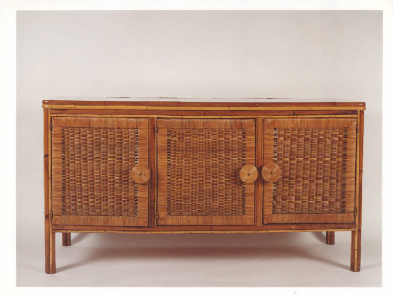 credenza, insieme - manifattura italiana (prima metà sec. XX)