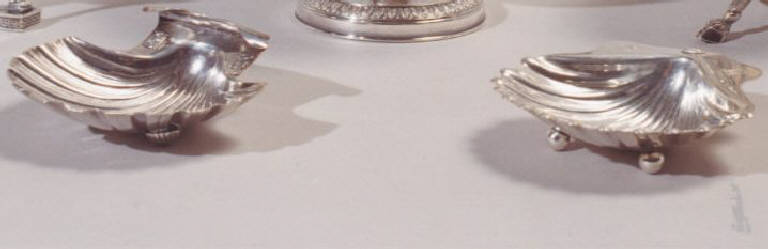 portacenere, serie - manifattura milanese (inizio sec. XX)