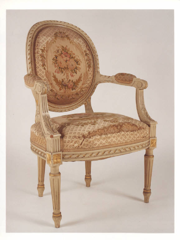 poltrona, insieme - manifattura italiana (prima metà sec. XIX)