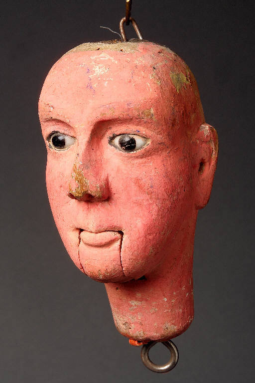 Figura maschile (testa di marionetta, insieme) (seconda metà sec. XIX)