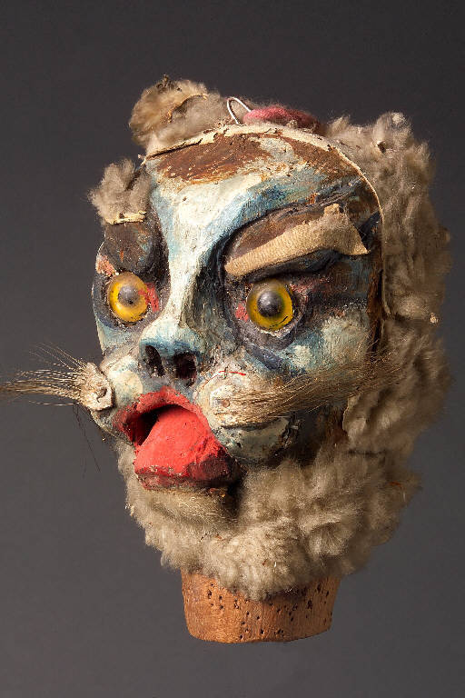 Mostro (testa di burattino, insieme) - manifattura emiliana (seconda metà sec. XIX)