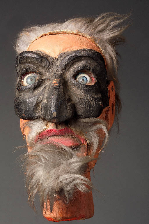 Pantalone (testa di burattino, insieme) di Ferrari, Giordano (seconda metà sec. XIX)