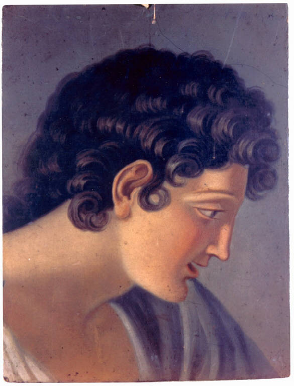 Ritratto maschile (dipinto, opera isolata) di Ligari Angelo (sec. XIX)