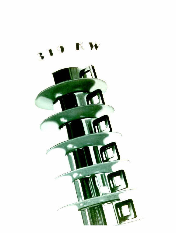 319KW, Sei tazzine sovrapposte (dipinto, opera isolata) di Kirchnoff Thorsten (ultimo quarto sec. XX)