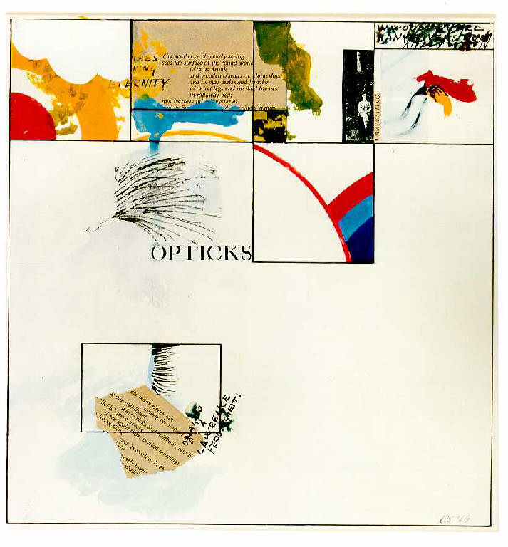 Omaggio a Ferlinghetti, Omaggio a Ferlinghetti (dipinto, opera isolata) di Sanesi Roberto (terzo quarto sec. XX)