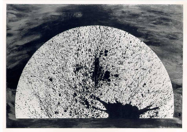 Materiali per la luna, Luna (dipinto, opera isolata) di Altamira Adriano (ultimo quarto sec. XX)