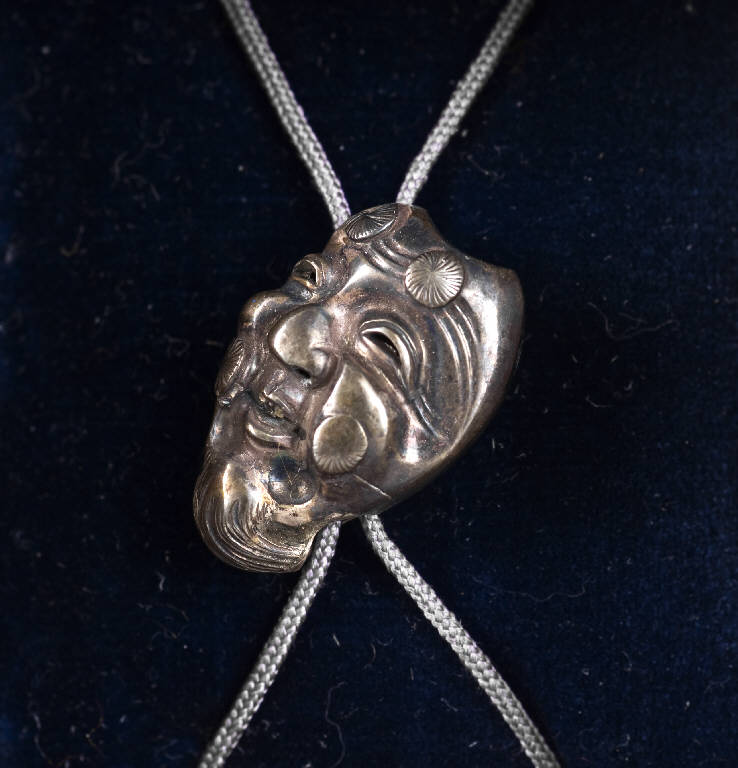 Ojime con maschera di Okina, OGGETTO (scultura, opera isolata) - ambito giapponese (seconda metà sec. XIX)