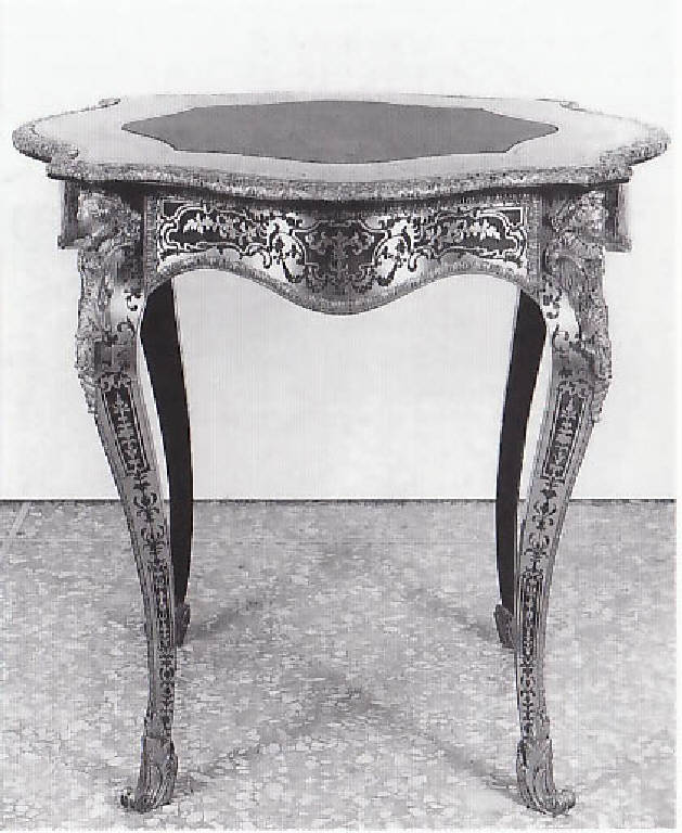 tavolino - bottega francese (seconda metà sec. XIX)