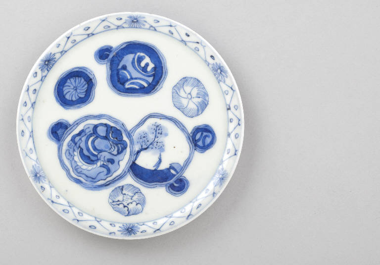 Paesaggio (piattino) - manifattura giapponese (sec. XIX)