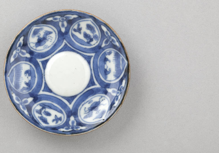 Paesaggio (piattino) - manifattura giapponese (sec. XIX)