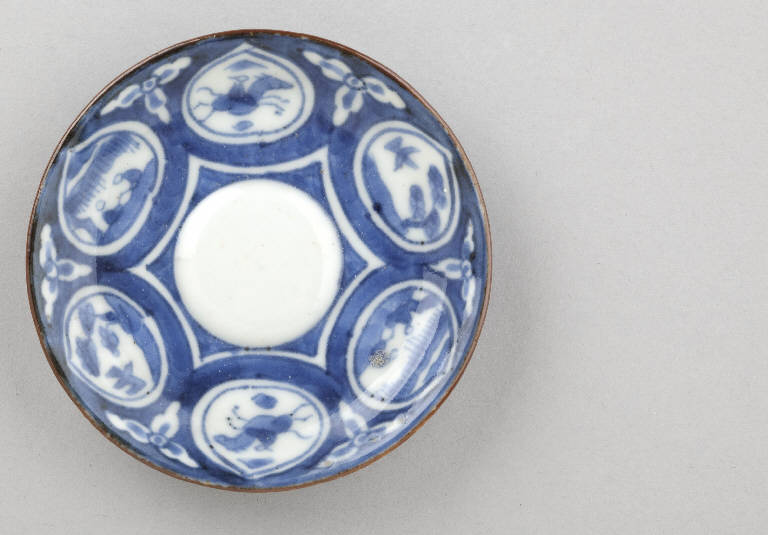 Paesaggio (piattino) - manifattura giapponese (sec. XIX)