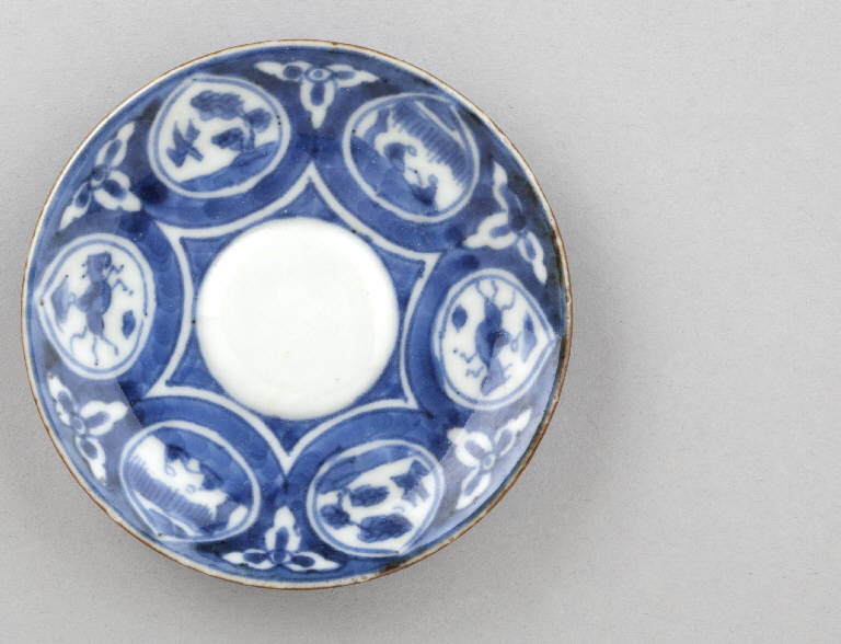 Paesaggio (piattino) - manifattura giapponese (sec. XIX)