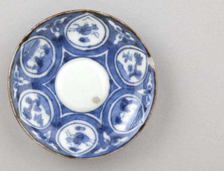 Paesaggio (piattino) - manifattura giapponese (sec. XIX)