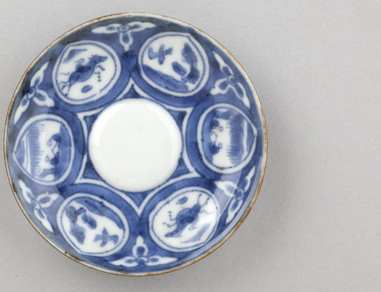 Paesaggio (piattino) - manifattura giapponese (sec. XIX)