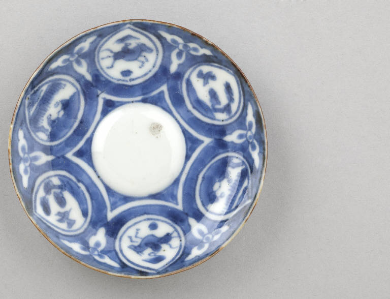 Paesaggio (piattino) - manifattura giapponese (sec. XIX)