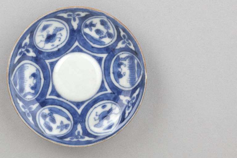 Paesaggio (piattino) - manifattura giapponese (sec. XIX)