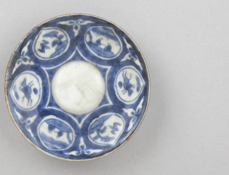 Paesaggio (piattino) - manifattura giapponese (sec. XIX)