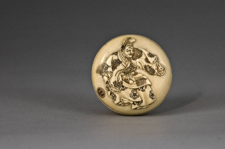 Danzatore, UOMO (scultura, opera isolata) di Koju (terzo quarto sec. XIX)