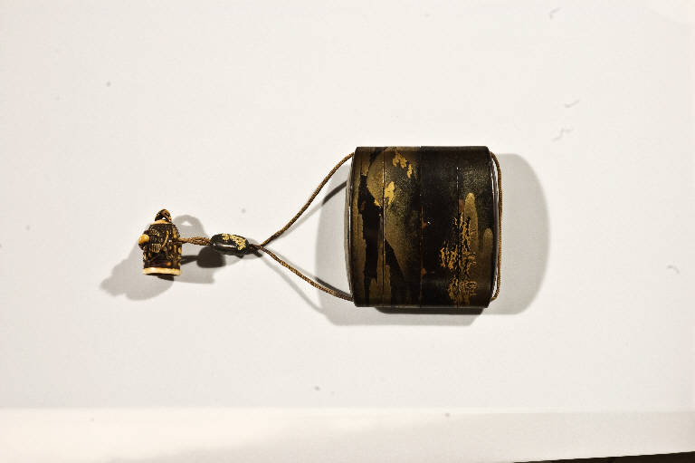 Benkei e la campana, UOMO, CAMPANA (scultura, opera isolata) di Masaharu (ultimo quarto sec. XIX)