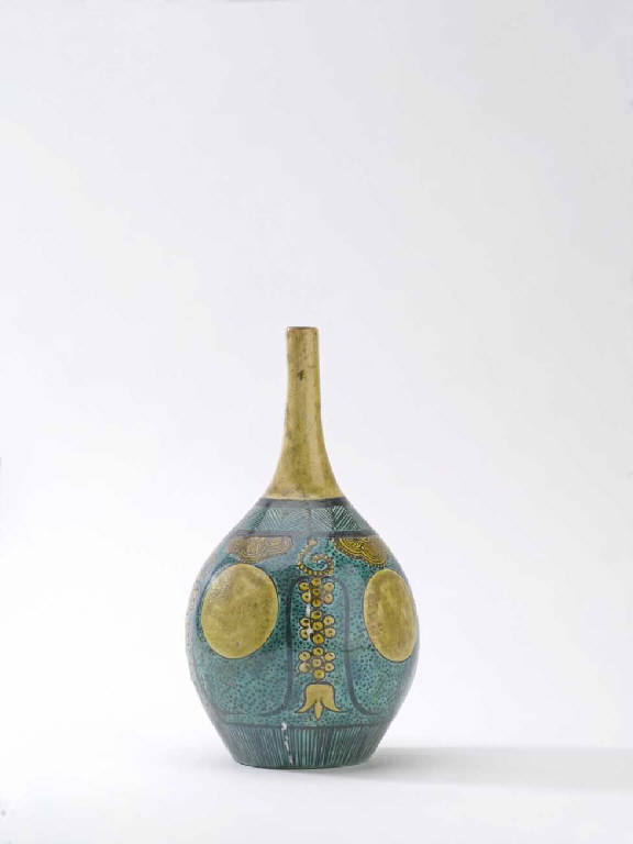Motivi decorativi geometrici (bottiglia) - manifattura giapponese (sec. XIX)