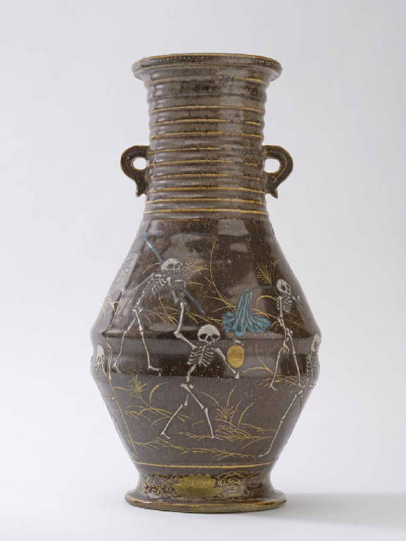 Scheletri (vaso) - manifattura giapponese (seconda metà sec. XIX)